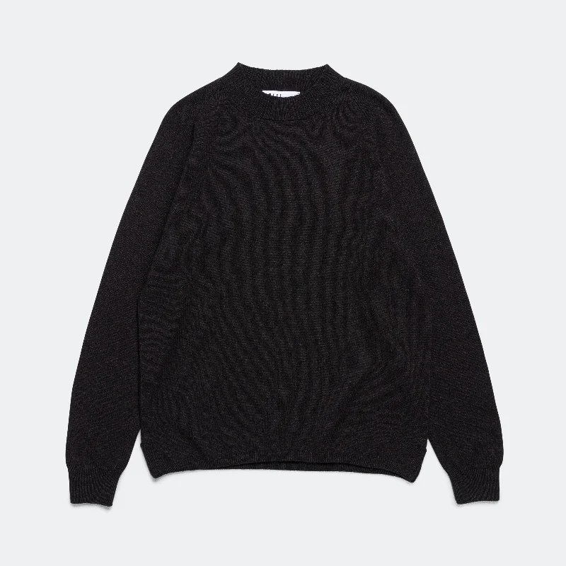 Crew Neck - Carbon Wool Cotton