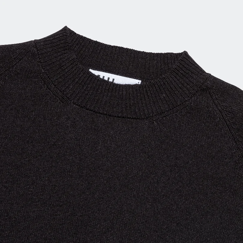 Crew Neck - Carbon Wool Cotton