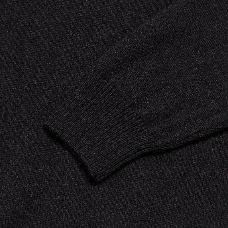 Crew Neck - Carbon Wool Cotton