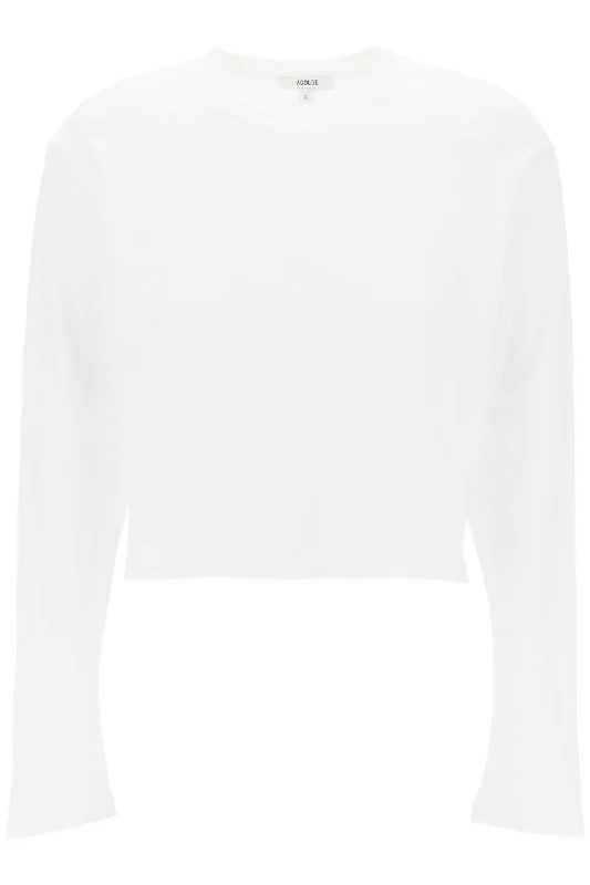 ""cropped long-sleeved mason t A7209 1507 WHITE