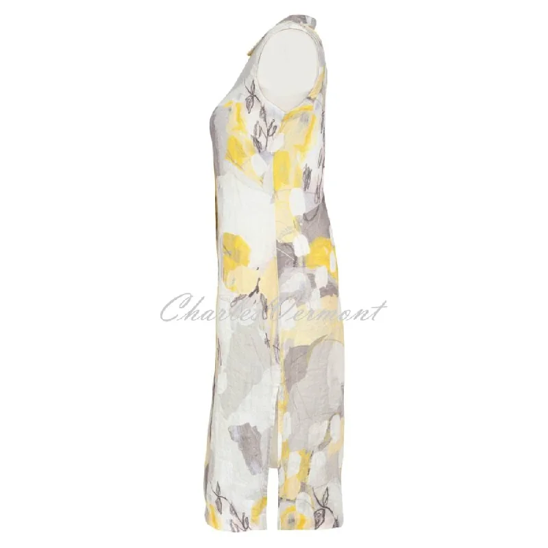 Dolcezza 'Citron Mist' Sleeveless Dress / Duster Blouse - Style 23743