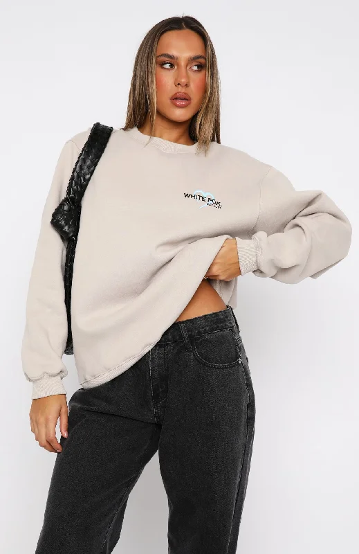 Forever & Always Oversized Sweater Lunar