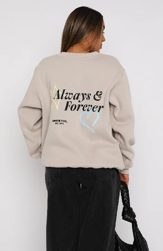 Forever & Always Oversized Sweater Lunar