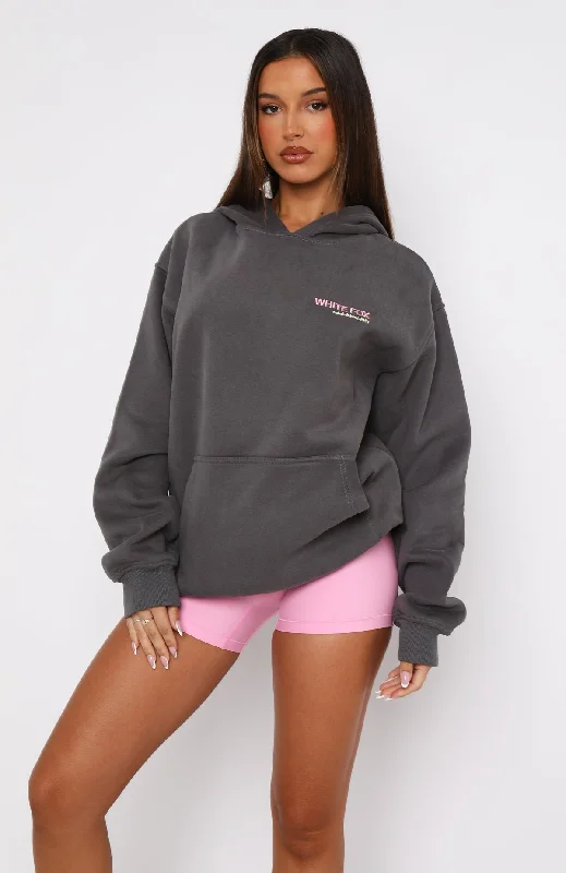 Heart's Not In It Oversized Hoodie Volcanic