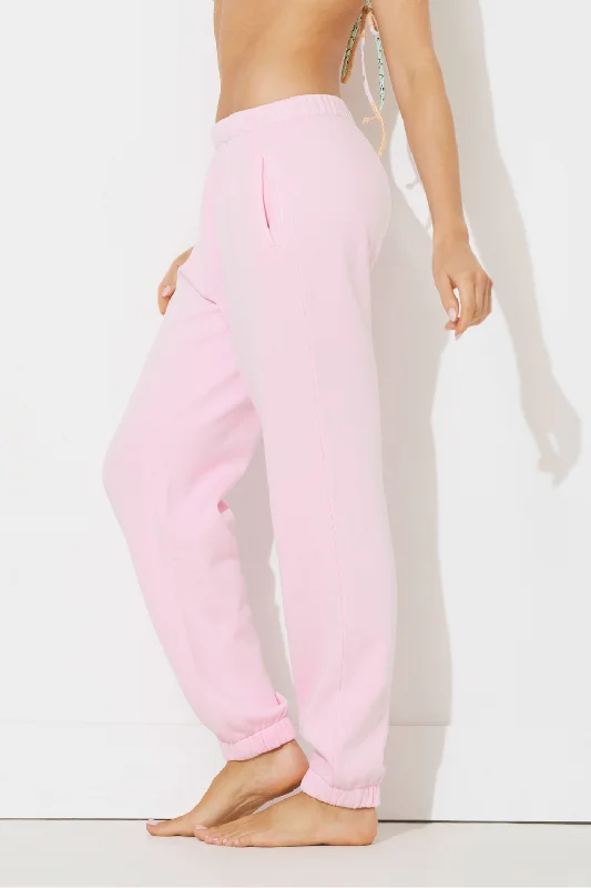 Hibiscus Pink Pigment Dye Jogger