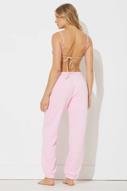 Hibiscus Pink Pigment Dye Jogger