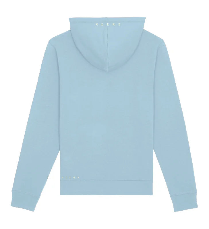 UNISEX STATEMENT HOODIE ""GOOD FOR"" IN LIGHT BLUE