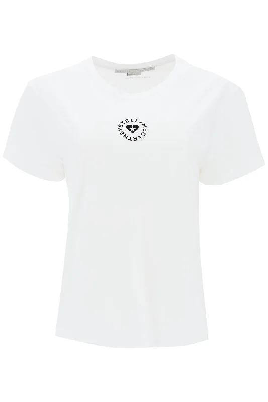 iconic mini heart t-shirt 6J0273 3SPY53 PURE WHITE