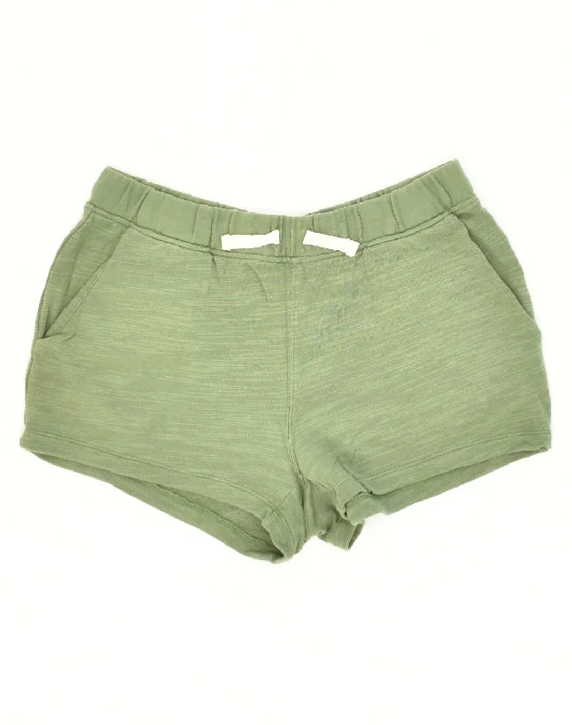 J. CREW Womens Sport Shorts Small Green Cotton