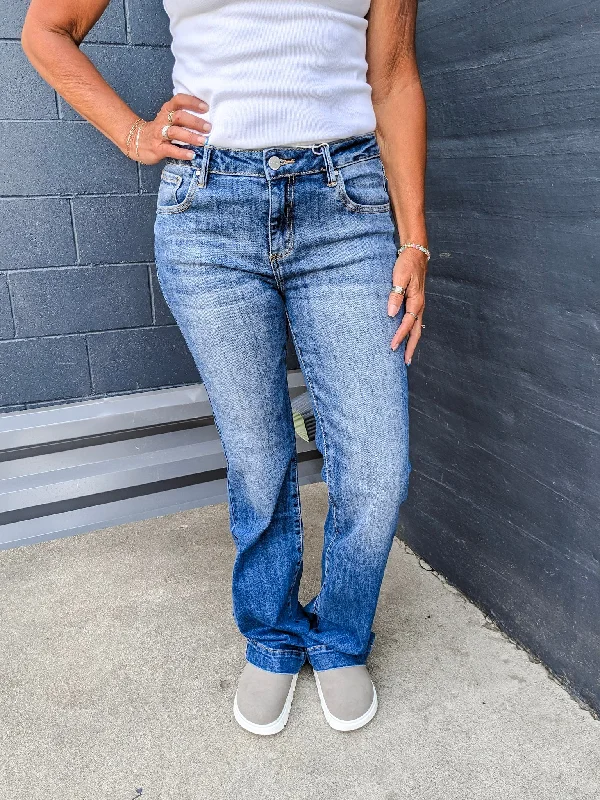 Mindy Mid Rise Bootcut Jeans