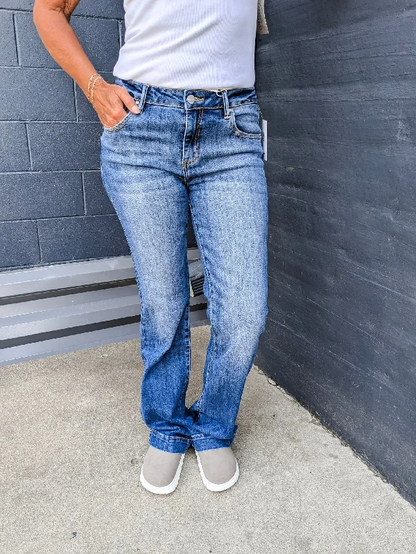 Mindy Mid Rise Bootcut Jeans