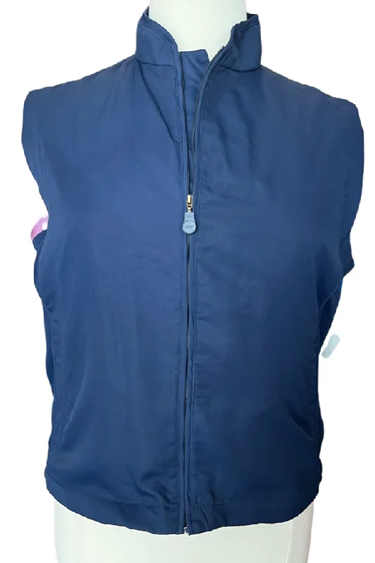 Monterey Club Navy Full Zip Sleeveless Vest Size XL MSP$56