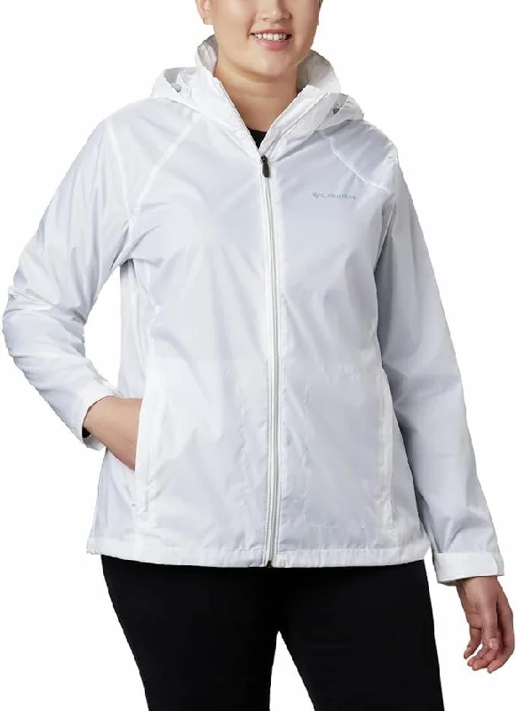 New Women's Columbia  Switchback White Hooded Jacket  Size 2X MSP$60