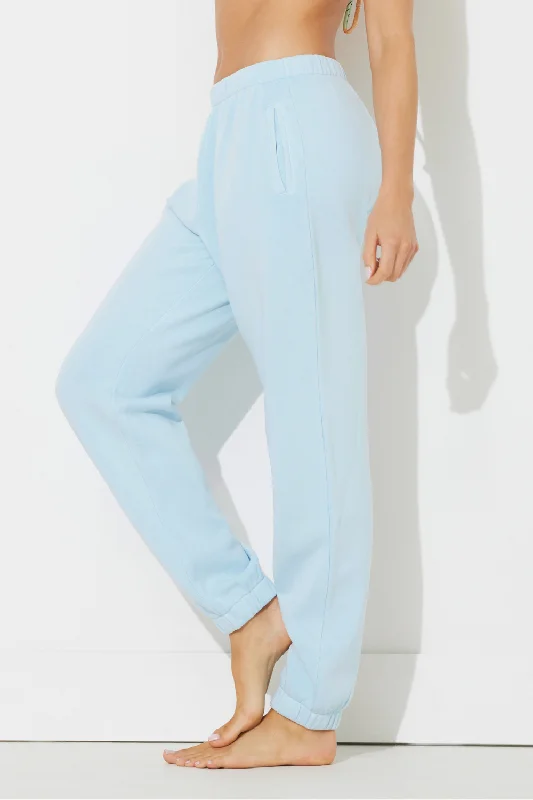 Sky Blue Pigment Dye Jogger