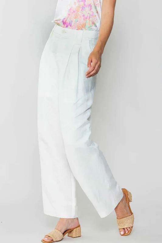 Summer in the city Wide Leg Pants in White