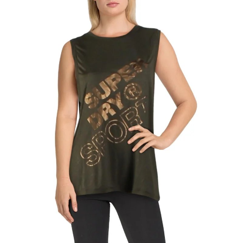 Superdry Womens Slub Graphic Tank Top