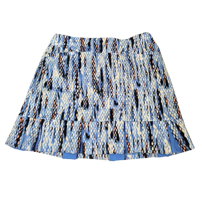 Tail Blue Snakeskin Print Pull-on Golf Skort Size M MSP$93