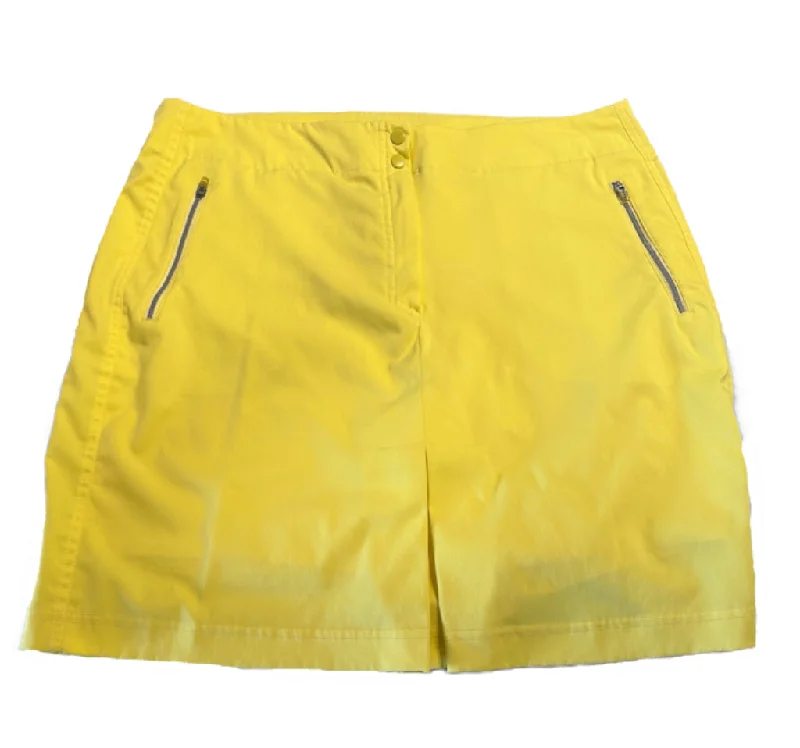 Tail Yellow Golf Skort Size 14