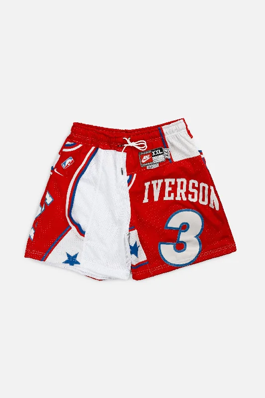 Unisex Rework Philadelphia 76ers NBA Jersey Shorts - L