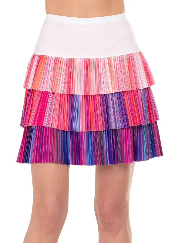 Velocity Pleated Skort-long