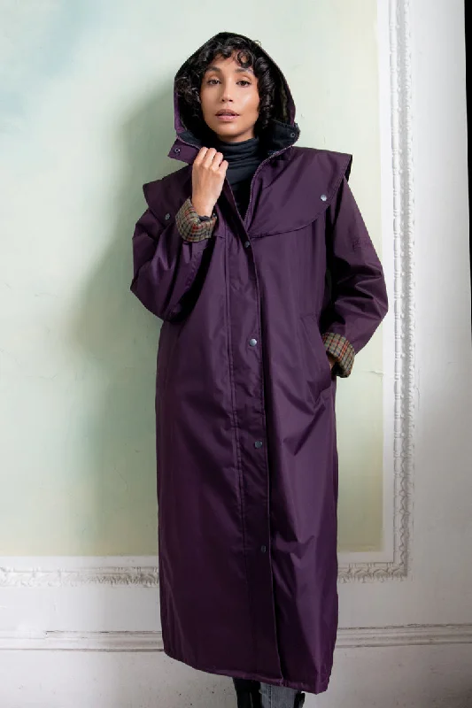 Malvern Waterproof Coat - Blackberry