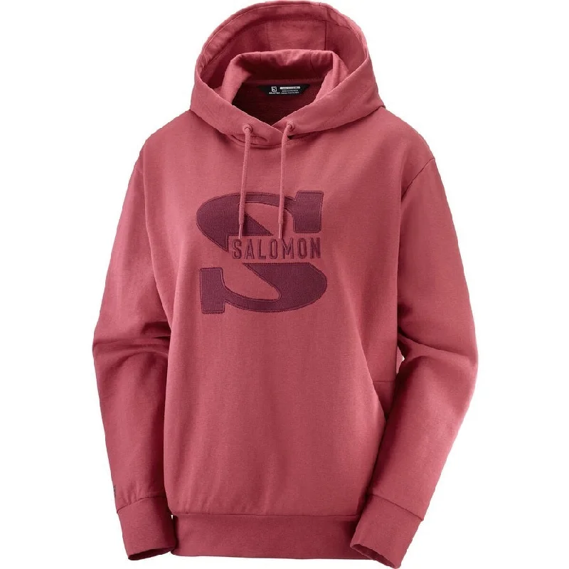 Salomon Outlife Pullover Hoody | Earth Red | Womens