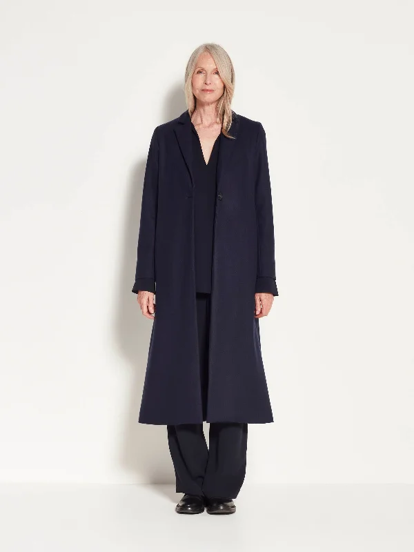 Watson Coat (Wool Melton) Navy