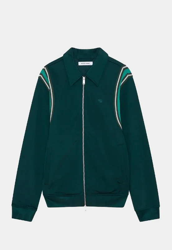 WOOD WOOD Derek track top Dark green